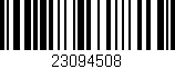 Código de barras (EAN, GTIN, SKU, ISBN): '23094508'