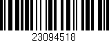 Código de barras (EAN, GTIN, SKU, ISBN): '23094518'