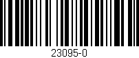 Código de barras (EAN, GTIN, SKU, ISBN): '23095-0'