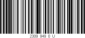 Código de barras (EAN, GTIN, SKU, ISBN): '2309_949_0_U'