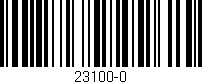 Código de barras (EAN, GTIN, SKU, ISBN): '23100-0'