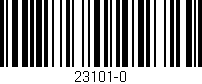 Código de barras (EAN, GTIN, SKU, ISBN): '23101-0'