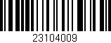 Código de barras (EAN, GTIN, SKU, ISBN): '23104009'