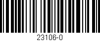 Código de barras (EAN, GTIN, SKU, ISBN): '23106-0'