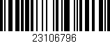 Código de barras (EAN, GTIN, SKU, ISBN): '23106796'