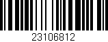 Código de barras (EAN, GTIN, SKU, ISBN): '23106812'