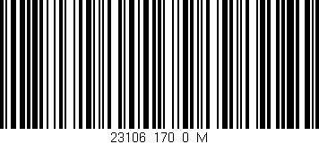 Código de barras (EAN, GTIN, SKU, ISBN): '23106_170_0_M'