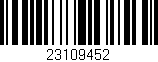 Código de barras (EAN, GTIN, SKU, ISBN): '23109452'