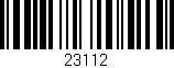 Código de barras (EAN, GTIN, SKU, ISBN): '23112'