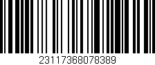 Código de barras (EAN, GTIN, SKU, ISBN): '23117368078389'