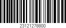 Código de barras (EAN, GTIN, SKU, ISBN): '23121278800'