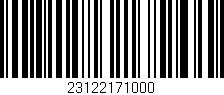 Código de barras (EAN, GTIN, SKU, ISBN): '23122171000'