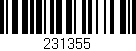 Código de barras (EAN, GTIN, SKU, ISBN): '231355'