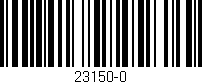 Código de barras (EAN, GTIN, SKU, ISBN): '23150-0'
