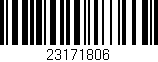 Código de barras (EAN, GTIN, SKU, ISBN): '23171806'