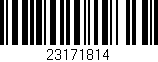 Código de barras (EAN, GTIN, SKU, ISBN): '23171814'