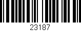 Código de barras (EAN, GTIN, SKU, ISBN): '23187'