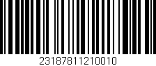 Código de barras (EAN, GTIN, SKU, ISBN): '23187811210010'