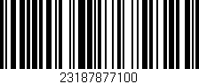 Código de barras (EAN, GTIN, SKU, ISBN): '23187877100'