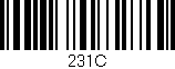 Código de barras (EAN, GTIN, SKU, ISBN): '231C'