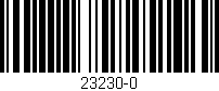 Código de barras (EAN, GTIN, SKU, ISBN): '23230-0'