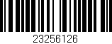 Código de barras (EAN, GTIN, SKU, ISBN): '23256126'