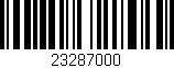 Código de barras (EAN, GTIN, SKU, ISBN): '23287000'