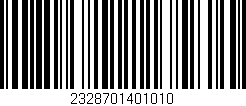 Código de barras (EAN, GTIN, SKU, ISBN): '2328701401010'