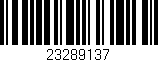 Código de barras (EAN, GTIN, SKU, ISBN): '23289137'