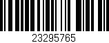Código de barras (EAN, GTIN, SKU, ISBN): '23295765'