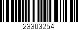 Código de barras (EAN, GTIN, SKU, ISBN): '23303254'