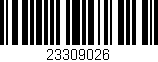 Código de barras (EAN, GTIN, SKU, ISBN): '23309026'