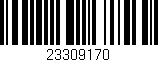Código de barras (EAN, GTIN, SKU, ISBN): '23309170'