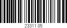 Código de barras (EAN, GTIN, SKU, ISBN): '23311.05'