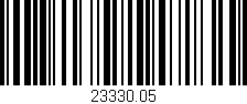 Código de barras (EAN, GTIN, SKU, ISBN): '23330.05'