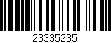 Código de barras (EAN, GTIN, SKU, ISBN): '23335235'