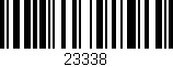 Código de barras (EAN, GTIN, SKU, ISBN): '23338'