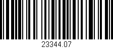 Código de barras (EAN, GTIN, SKU, ISBN): '23344.07'