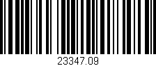 Código de barras (EAN, GTIN, SKU, ISBN): '23347.09'