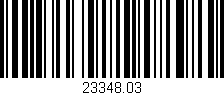 Código de barras (EAN, GTIN, SKU, ISBN): '23348.03'