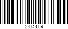 Código de barras (EAN, GTIN, SKU, ISBN): '23348.04'
