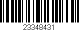 Código de barras (EAN, GTIN, SKU, ISBN): '23348431'