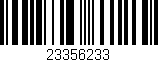 Código de barras (EAN, GTIN, SKU, ISBN): '23356233'