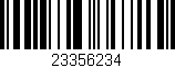 Código de barras (EAN, GTIN, SKU, ISBN): '23356234'