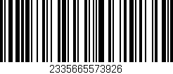 Código de barras (EAN, GTIN, SKU, ISBN): '2335665573926'