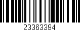 Código de barras (EAN, GTIN, SKU, ISBN): '23363394'