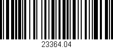 Código de barras (EAN, GTIN, SKU, ISBN): '23364.04'