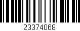 Código de barras (EAN, GTIN, SKU, ISBN): '23374068'