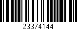 Código de barras (EAN, GTIN, SKU, ISBN): '23374144'