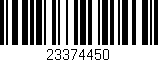 Código de barras (EAN, GTIN, SKU, ISBN): '23374450'